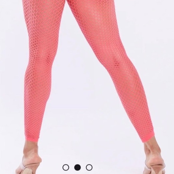 SAVAGE X FENTY Commitment Issues Wrap Front Body Stocking Pink Flash - Picture 4 of 4